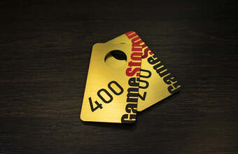 намерок платиковый с логотипом